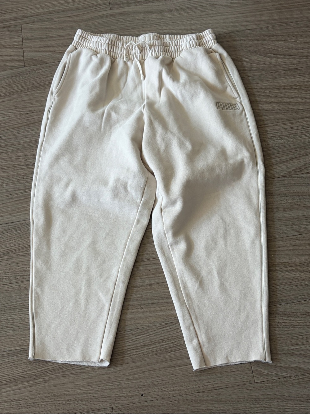 Puma Cream Jogger Sweatpants